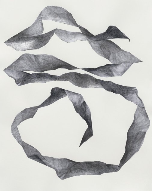 Bosco, 2018, Papiercollage, 65 x 50 cm, Courtesy Frauke Dannert, Galerie Rupert Pfab, Düsseldorf und Galerie Lisa Kandlhofer, Wien