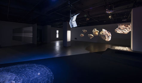 <p>Chan Sook Choi, Exhibitions view of Superposition, 2021, Digital Art Center, Tapei, Foto: I-Hsuen Chen</p>