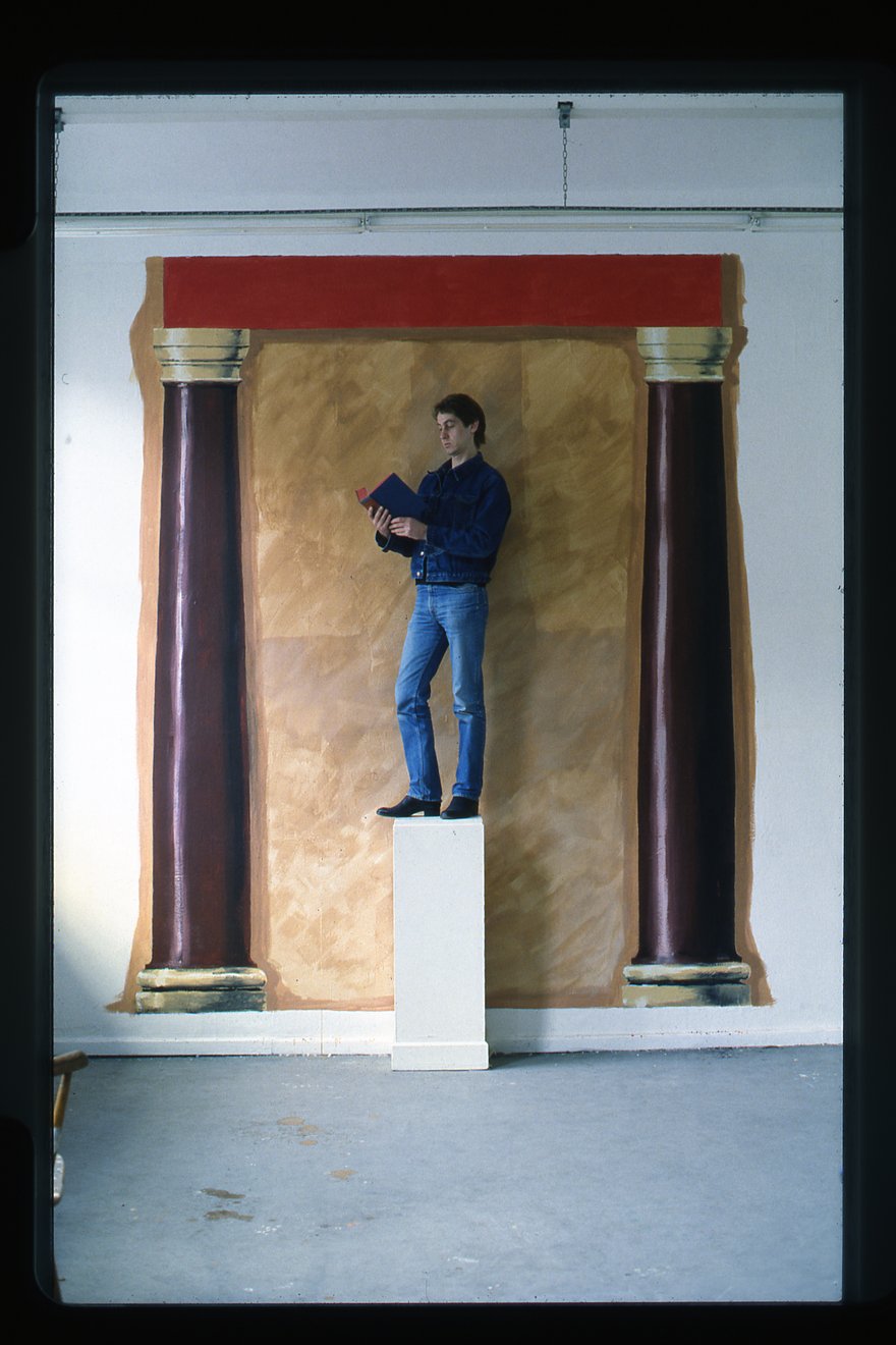 Ludger Gerdes, Wandbild in Akademie der Künste Düsseldorf, 1982, Foto: Stiftung Kunstfonds, © VG Bild-Kunst, Bonn