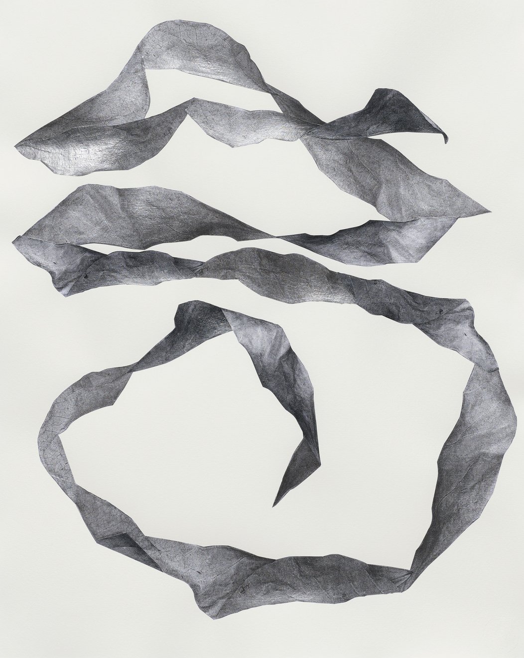 Frauke Dannert, Bosco, 2018, Papiercollage, 65 x 50 cm