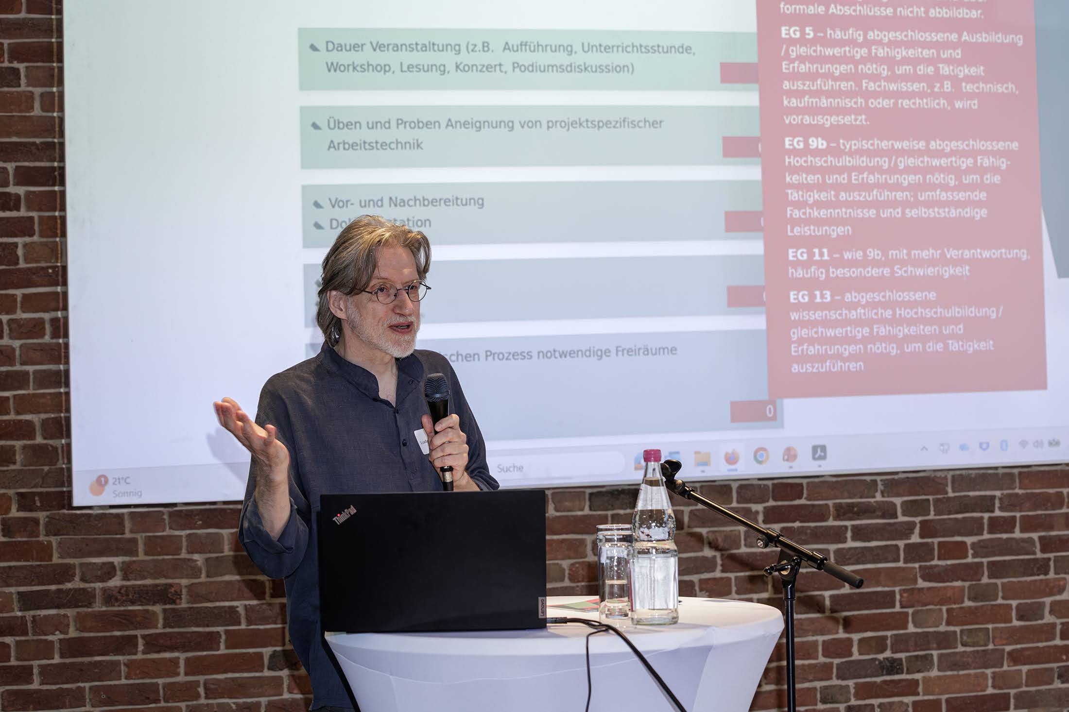 Ludger Schneider, Mitglied der ver.di Fachgruppe Bildende Kunst, @ gezett