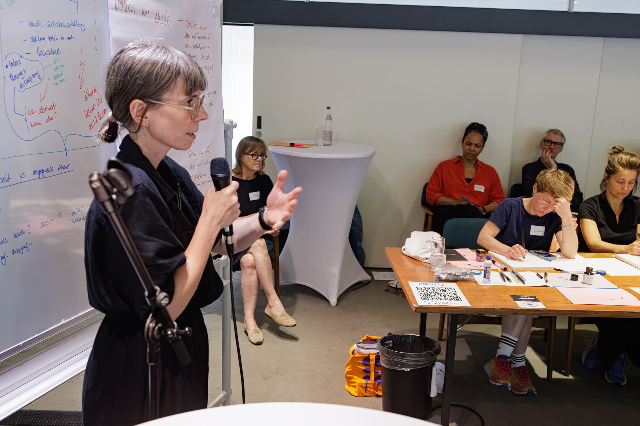 PPräsentation der Diskussionsergebnisse von Kristina Scepanski, Kuratorin, @ gezett