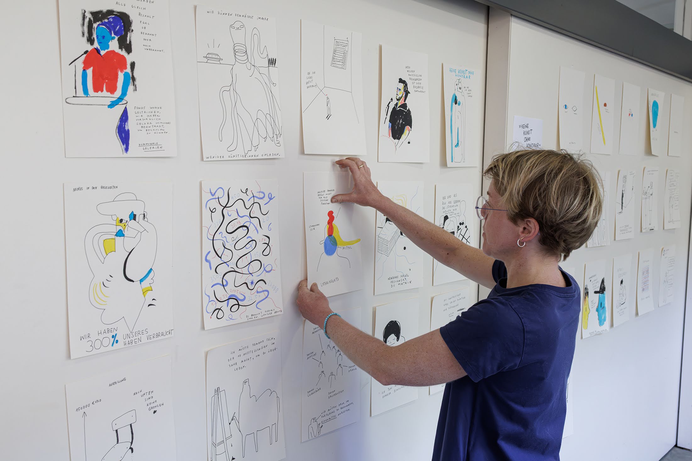 Tiziana Jill Beck, bildende Künstlerin und Graphic Recording, @ gezett