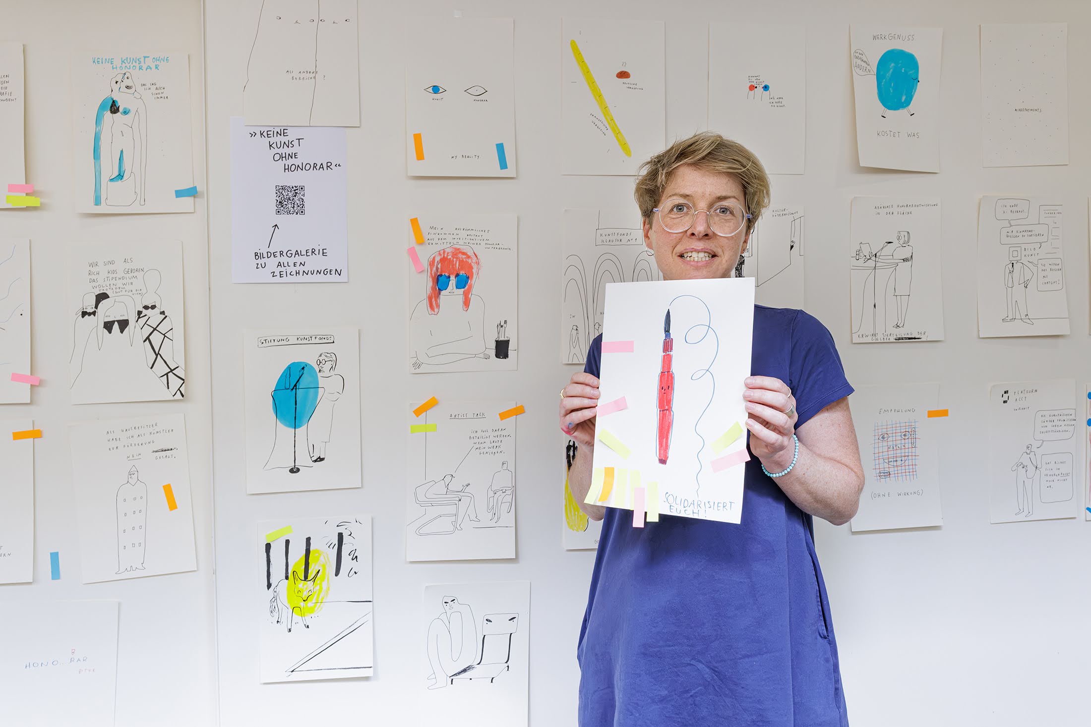 Tiziana Jill Beck, bildende Künstlerin und Graphic Recording, @ gezett